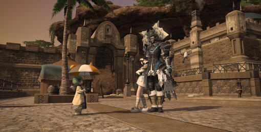 Paine (old ver.) & Cocoa... With a midget Aki photobomb??