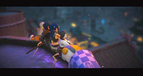 Cocoa, Paine, Shiro, &amp; Sile looking somewhere(??) pt3